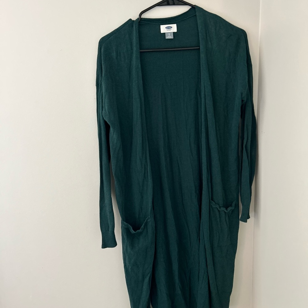 Old Navy Teal Open-Front Cardigan